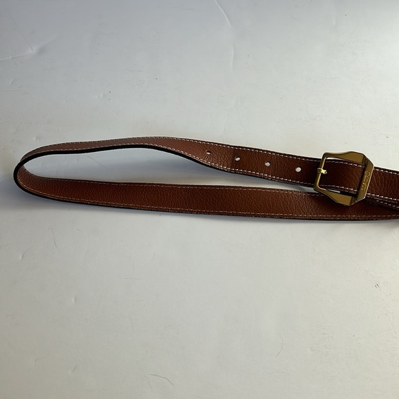 Lladro black and brown small adjustment strap crossbody leather bag purse - Picture 13 of 16